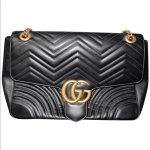 Gucci GG Marmont Large Leather Shoulder Women’s Cross Body Bag